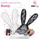 Băng Đô Cosplay Tai Thỏ Bunny chính hãng - chất vải mềm mát, đường may tỉ mỉ, tôn dáng quyến rũ - giao hàng che tên kín đáo