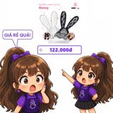 Băng Đô Cosplay Tai Thỏ Bunny chính hãng - chất vải mềm mát, đường may tỉ mỉ, tôn dáng quyến rũ - giao hàng che tên kín đáo