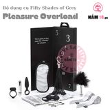 Bộ Dụng Cụ Fifty Shades of Grey Pleasure Overload chính hãng - chất liệu an toàn cho da, dễ vệ sinh, êm ái khi dùng - giao hàng che tên kín đáo