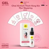 Chai Xịt Kích Thích Vùng Kín Pjur Myspray chính hãng - dịu nhẹ an toàn cho da, dễ rửa sạch, dùng được cho mọi loại da - giao hàng che tên kín đáo