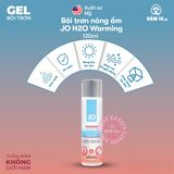 Gel Bôi Trơn Nóng Ấm Jo H2O Warming chính hãng - dịu nhẹ an toàn cho da, dễ rửa sạch, dùng được cho mọi loại da - giao hàng che tên kín đáo