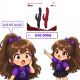 Dương Vật Giả Ozar Có Nhánh 10 Chế Độ Rung chính hãng - chất liệu an toàn cho da, dễ vệ sinh, êm ái khi dùng - giao hàng che tên kín đáo