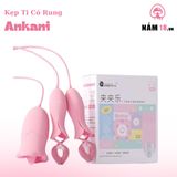 Kẹp Vú Kích Thích Đầu Ti Ankni 20 Chế Độ Rung chính hãng - chất liệu an toàn cho da, dễ vệ sinh, êm ái khi dùng - giao hàng che tên kín đáo