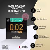 Bao Cao Su Size Lớn 56mm Siêu Mỏng Okamoto 0.02 PU chính hãng - siêu mỏng 0.02mm, ôm sát cảm giác thật, chất liệu latex an toàn - giao hàng che tên kín đáo