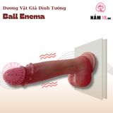 Dương Vật Dính Tường Ball Enema Tỏa Nhiệt rung nhấp chuyển động đẩy tới và lui chính hãng - rung nhấp chuyển động đẩy tới và lui tự động, chất liệu an toàn cho da, dễ vệ sinh - giao hàng che