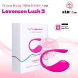 Trứng Rung Lovense Lush 3 Điều Khiển App chính hãng - chất liệu an toàn cho da, dễ vệ sinh, êm ái khi dùng - giao hàng che tên kín đáo