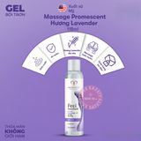 Gel Bôi Trơn Massage Promescent Hương Lavender chính hãng - dịu nhẹ an toàn cho da, dễ rửa sạch, dùng được cho mọi loại da - giao hàng che tên kín đáo