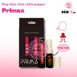 Ống Thủy Tinh Chiết Popper Primax chính hãng - hàng chuẩn nhập khẩu, nắp kín không bay hơi, dùng được nhiều lần - giao hàng che tên kín đáo