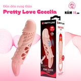 Đôn Dên Pretty Love Cecelia Rung Thân Chống Tuột chính hãng - chất liệu an toàn cho da, dễ vệ sinh, êm ái khi dùng - giao hàng che tên kín đáo