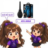 Dụng Cụ Vệ Sinh Hậu Môn Mr.Play A3 - Dung tích 330ml chính hãng - chất liệu an toàn cho da, dễ vệ sinh, êm ái khi dùng - giao hàng che tên kín đáo
