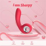 Dương Vật Giả Kissen Sharpy 10 Chế Độ Rung chính hãng - sạc USB, silicone mềm mại, chất liệu an toàn cho da - giao hàng che tên kín đáo