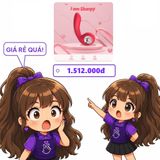 Dương Vật Giả Kissen Sharpy 10 Chế Độ Rung chính hãng - sạc USB, silicone mềm mại, chất liệu an toàn cho da - giao hàng che tên kín đáo