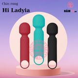 Chày Rung Hi Ladyia 12 Chế Độ Rung chính hãng - sạc USB, silicone mềm mại, chất liệu an toàn cho da - giao hàng che tên kín đáo