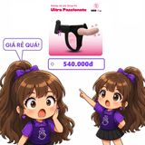 Dương Vật Giả Strap On Ultra Passionate chính hãng - chất liệu an toàn cho da, dễ vệ sinh, êm ái khi dùng - giao hàng che tên kín đáo