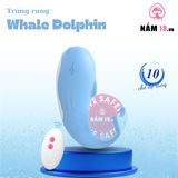 Trứng Rung Whale Dolphin 10 Chế Độ Rung chính hãng - chất liệu an toàn cho da, dễ vệ sinh, êm ái khi dùng - giao hàng che tên kín đáo