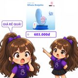 Trứng Rung Whale Dolphin 10 Chế Độ Rung chính hãng - chất liệu an toàn cho da, dễ vệ sinh, êm ái khi dùng - giao hàng che tên kín đáo