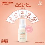Dung Dịch Vệ Sinh Phụ Nữ Her Feel Prebiotic chính hãng - chất liệu an toàn cho da, dễ vệ sinh, êm ái khi dùng - giao hàng che tên kín đáo