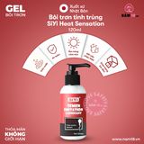 Gel Bôi Trơn Tinh Trùng SiYi Heat Sensation - Chai 120ml chính hãng - dung tích 120ml, dịu nhẹ an toàn cho da, dễ rửa sạch - giao hàng che tên kín đáo