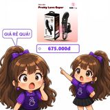 Đôn Dên Pretty Love Cuper Rung Nhánh Đầu Chống Tuột chính hãng - chất liệu an toàn cho da, dễ vệ sinh, êm ái khi dùng - giao hàng che tên kín đáo