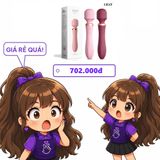 Chày Rung Kích Thích Điểm G Lilo For Head chính hãng - 7 chế độ rung, sạc USB, silicone mềm mại - giao hàng che tên kín đáo