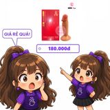Dương Vật Dính Tường Jiuai Mini chính hãng - chất liệu an toàn cho da, dễ vệ sinh, êm ái khi dùng - giao hàng che tên kín đáo