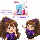 Trứng Rung Vibrator chính hãng - chất liệu an toàn cho da, dễ vệ sinh, êm ái khi dùng - giao hàng che tên kín đáo