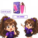 Trứng Rung Sexy Baby Rung chính hãng - chất liệu an toàn cho da, dễ vệ sinh, êm ái khi dùng - giao hàng che tên kín đáo