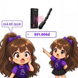 Que Rung Hậu Môn Yunman 10 Chế Độ Rung chính hãng - sạc USB, silicone mềm mại, chất liệu an toàn cho da - giao hàng che tên kín đáo