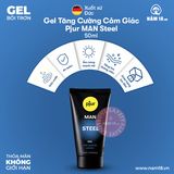 Gel Tăng Kích Thước Dương Vật Pjur Man Steel chính hãng - hàng chuẩn nguồn gốc rõ ràng, hạn dùng in rõ trên hộp, đóng gói kín đáo - giao hàng che tên kín đáo