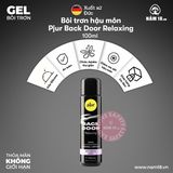 Gel Bôi Trơn Hậu Môn Pjur Back Door Relaxing Chai 30ml chính hãng - dung tích 30ml, dùng được cho hậu môn, dịu nhẹ an toàn cho da - giao hàng che tên kín đáo