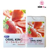 Xịt Thơm Miệng Cấp Tốc Xtoy Oral King Hương Dâu chính hãng - thấm nhanh không nhờn rít, dùng trước khi quan hệ, nhỏ gọn dễ mang theo - giao hàng che tên kín đáo