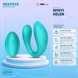 Trứng Rung Winyi Helen 10 Chế Độ Rung chính hãng - chất liệu an toàn cho da, dễ vệ sinh, êm ái khi dùng - giao hàng che tên kín đáo