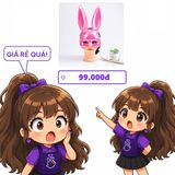 Mặt Nạ Playboy Cosplay Tai Thỏ BDSM Hồng Gradient chính hãng - chất vải mềm mát, đường may tỉ mỉ, tôn dáng quyến rũ - giao hàng che tên kín đáo