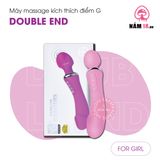 Chày Rung Double End Toả Nhiệt 12 Chế Độ Rung chính hãng - sạc USB, có sưởi ấm, silicone mềm mại - giao hàng che tên kín đáo