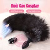 Đuôi Cáo Silicone Gắn Hậu Môn Rung Đa Chế Độ chính hãng - silicone mềm mại, chất liệu an toàn cho da, dễ vệ sinh - giao hàng che tên kín đáo