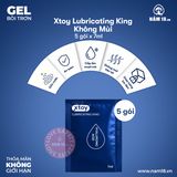 Gel Bôi Trơn Xtoy Lubricating King Không Mùi - Combo 5 Gói chính hãng - gốc nước không dính rít, dung tích 250ml, có dưỡng ẩm - giao hàng che tên kín đáo