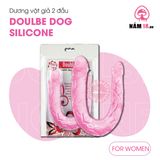Dương Vật Giả 2 Đầu Double Dog Silicone chính hãng - sạc USB, silicone mềm mại, chất liệu an toàn cho da - giao hàng che tên kín đáo