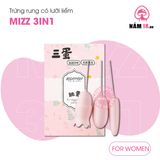 Trứng Rung MizzZee 3in1 Có Lưỡi Liếm chính hãng - chất liệu an toàn cho da, dễ vệ sinh, êm ái khi dùng - giao hàng che tên kín đáo
