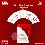 Gel Bôi Trơn Gốc Nước Tono Hime Enjoyment Ấm Nóng Gói 8ml chính hãng - gốc nước không dính rít, dịu nhẹ an toàn cho da, dễ rửa sạch - giao hàng che tên kín đáo