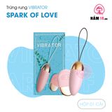 Trứng Rung Vibrator Spark Of Love 12 Chế Độ Rung chính hãng - chất liệu an toàn cho da, dễ vệ sinh, êm ái khi dùng - giao hàng che tên kín đáo