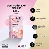Bao Cao Su Ngón Tay Trơn Beilile Les C chính hãng - siêu mỏng, có hương thơm, ôm sát cảm giác thật - giao hàng che tên kín đáo