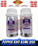 Chai Hít Kích Thích Hưng Phấn Cực Mạnh, Phê Quay Cuồng, Popper Khô 60ml USA Real