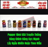 Chai Hít Kích Thích Hưng Phấn, Hỗ Trợ Tình Dục Cho Nam Nữ, Giúp Tăng Tăng Cường Sinh Lý Cực Mạnh, Popper 10ml USA 