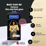 Bao Cao Su Kéo Dài Thời Gian, Điểm Nổi Innova chính hãng - siêu mỏng, hỗ trợ kéo dài, có hương thơm - giao hàng che tên kín đáo