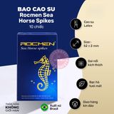 Bao Cao Su Điểm Nổi, Hương Bạc Hà Rocmen Hộp 10 Cái chính hãng - siêu mỏng, có gai nổi, có hương thơm - giao hàng che tên kín đáo