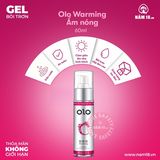 Gel Bôi Trơn Ấm Nóng OLO Warming chính hãng - dùng được cho hậu môn, dịu nhẹ an toàn cho da, dễ rửa sạch - giao hàng che tên kín đáo