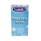 Bao cao su Safefit Freezer Max - Siêu mỏng, mát lạnh hương bạc hà, truyền nhiệt tốt - Hộp 3 - 10 cái