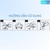COMBO 4 Hộp Bao cao su siêu mỏng Kéo dài quan hệ  JUNCAI 001 Great Hương dâu tây mát lạnh size 55mm 10 Bcs