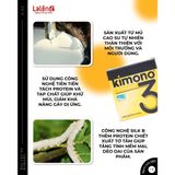 Bao cao su Kimono siêu mỏng 0.02mm, chứa vitamin B, không mùi , bôi trơn tự nhiên - Hộp 3-12c