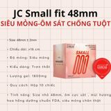 COMBO 4 Hộp Bao cao su siêu mỏng Kéo dài quan hệ  JUNCAI 001 Great Hương dâu tây mát lạnh size 55mm 10 Bcs